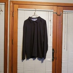 Men's long sleeve polo shirt